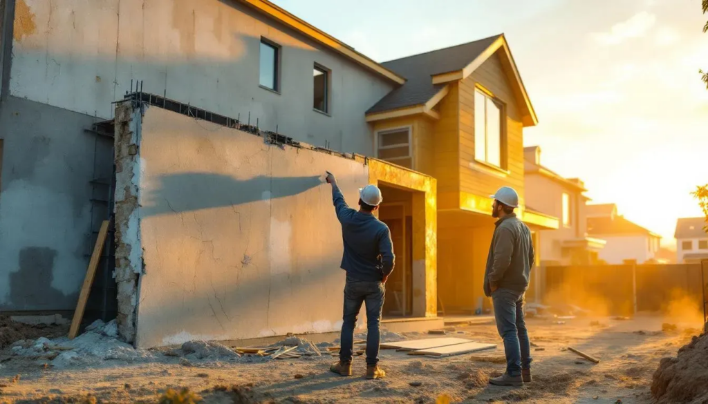 Construção errada do vizinho