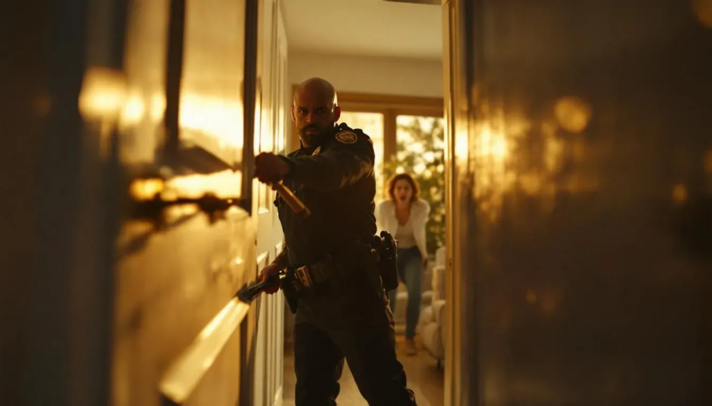 oficial de justiça pode arrombar minha porta