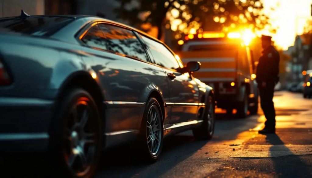Carro apreendido por falta de pagamento
