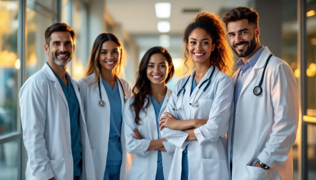 Defesa de profissionais da saúde e clínicas