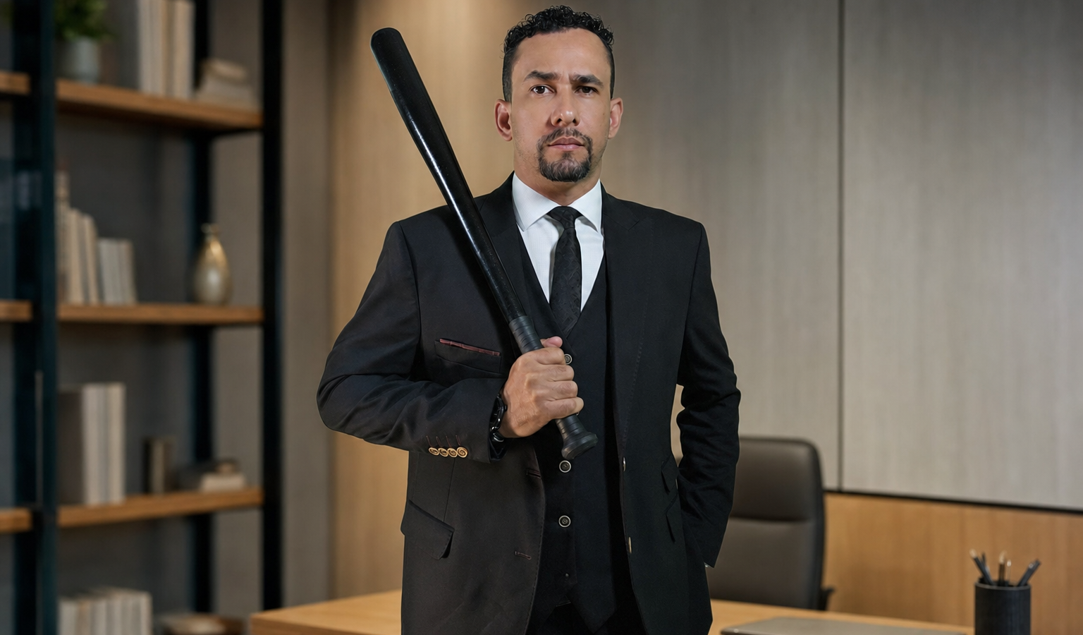 Foto oficial de referência: Terno · com taco
